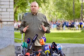 Briefing by Rustem Umerov on first stage of exchange of POWs in 1000 for 1000 format